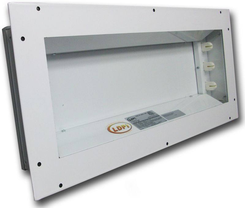 400  |  Panel Mount Rear Access Paint Booth Fluorescent Light Fixture