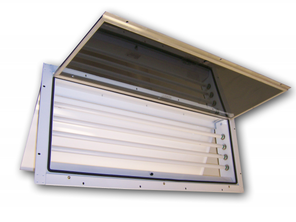 260  |  Panel Mount Vapor/Dust Proof Fluorescent Light Fixture